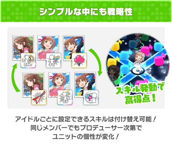 シンプルな中にも戦略性